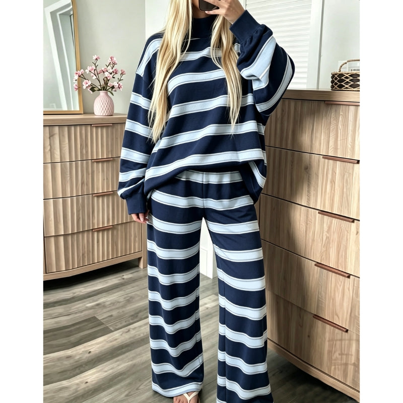 Tove Gestreiftes Lounge-Set