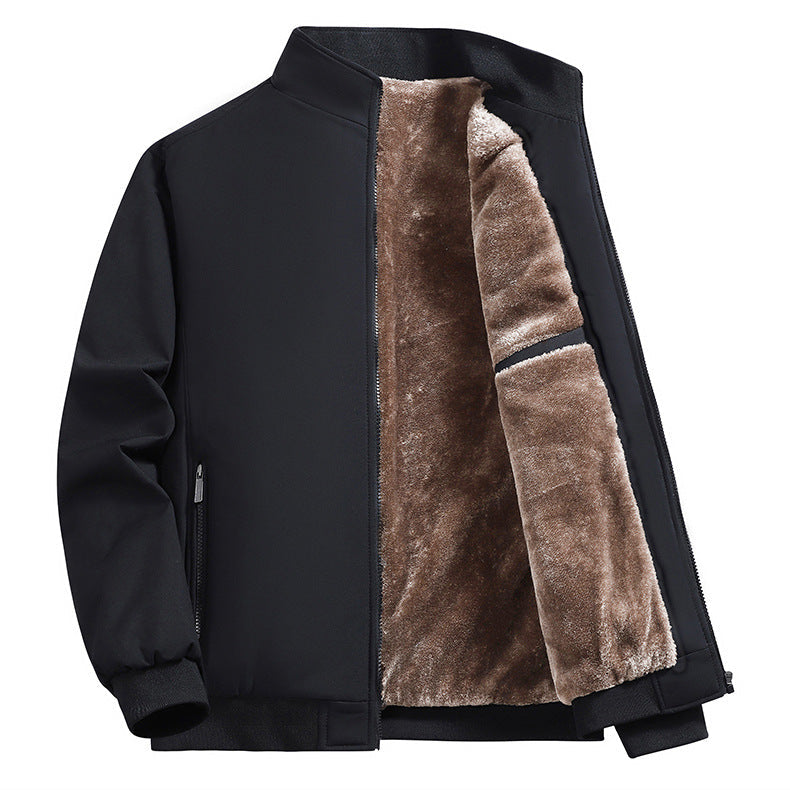 Herren Fleece-gefütterte Softshell-Jacke