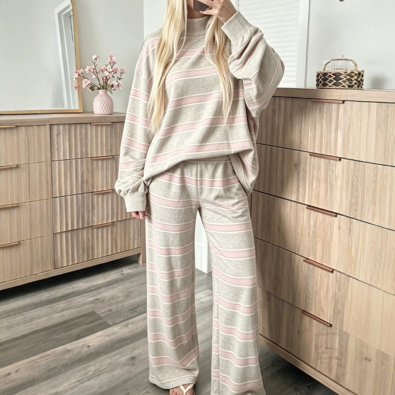 Tove Gestreiftes Lounge-Set