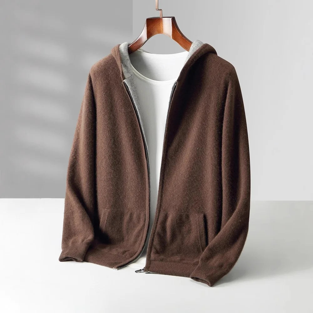 Koji Reversible Kaschmir-Zip-Jacke