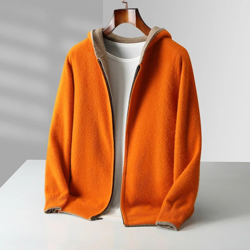 Koji Reversible Kaschmir-Zip-Jacke