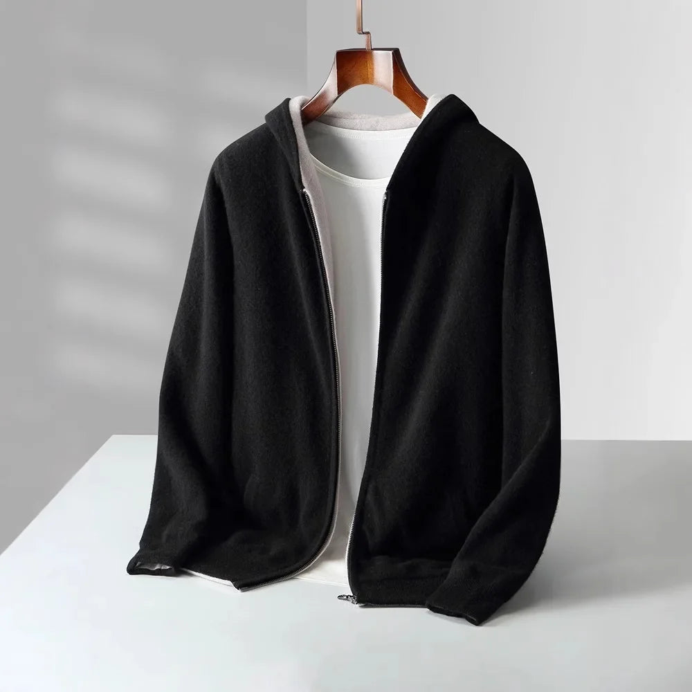 Koji Reversible Kaschmir-Zip-Jacke
