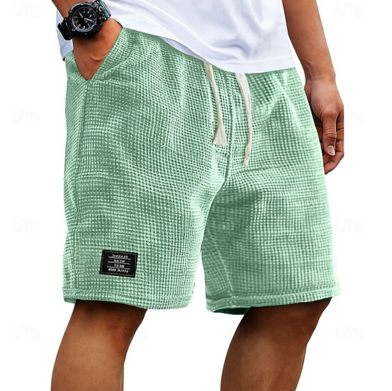 Casual Waffle Sommer-Shorts