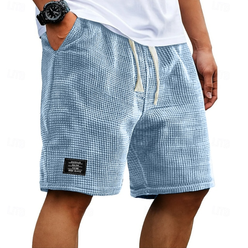 Casual Waffle Sommer-Shorts