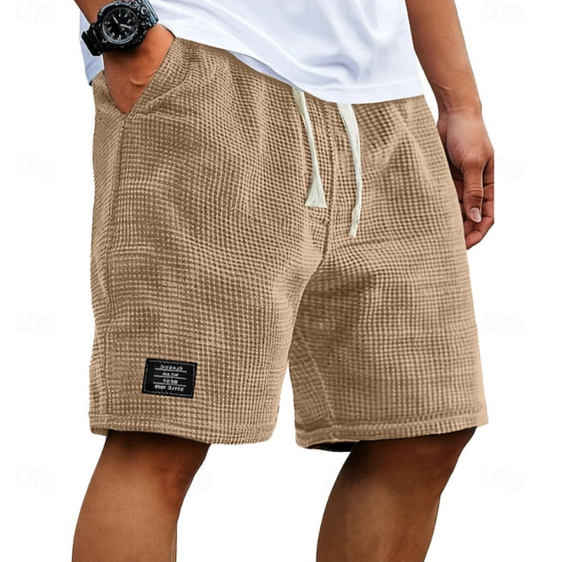 Casual Waffle Sommer-Shorts