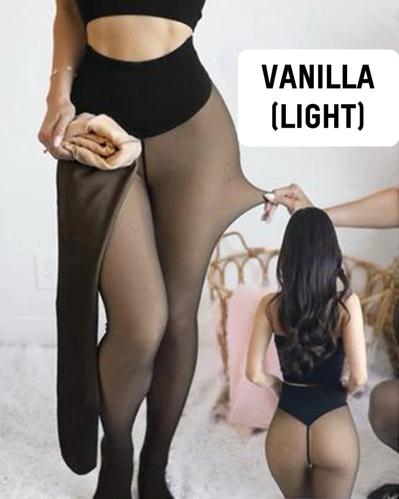 Formende Fleece-Leggings mit einer Naht