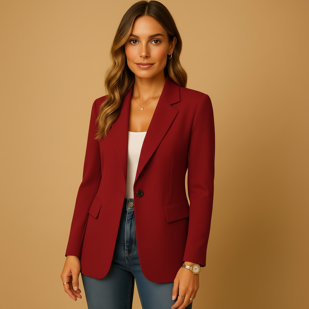 Taillierter einreihiger Blazer