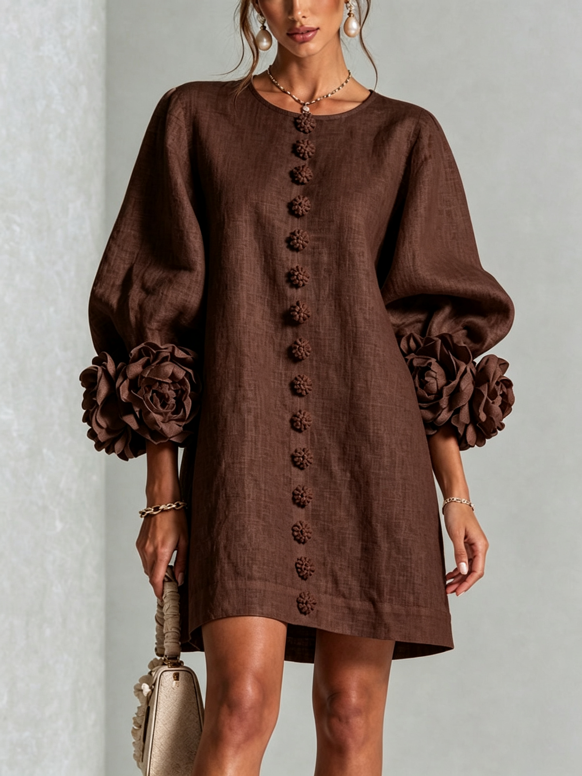 MARIETTA Skulpturales Shift-Kleid