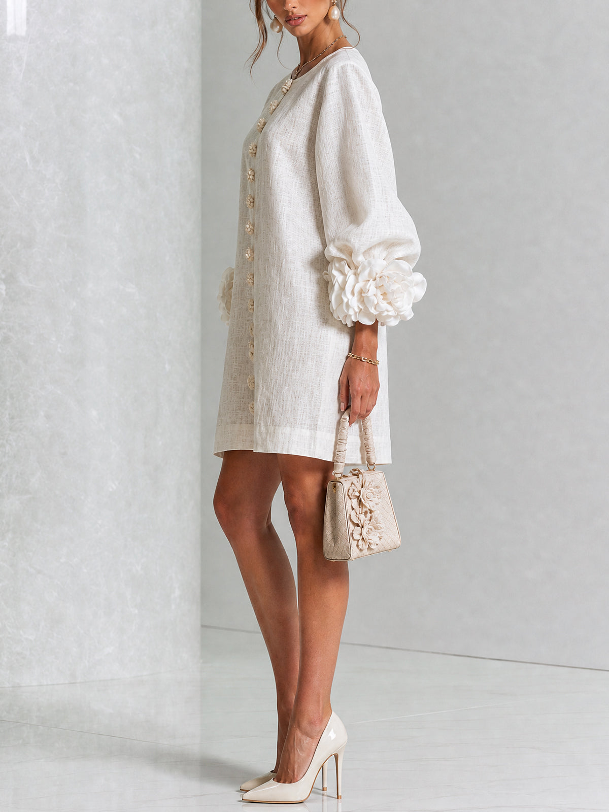 MARIETTA Skulpturales Shift-Kleid