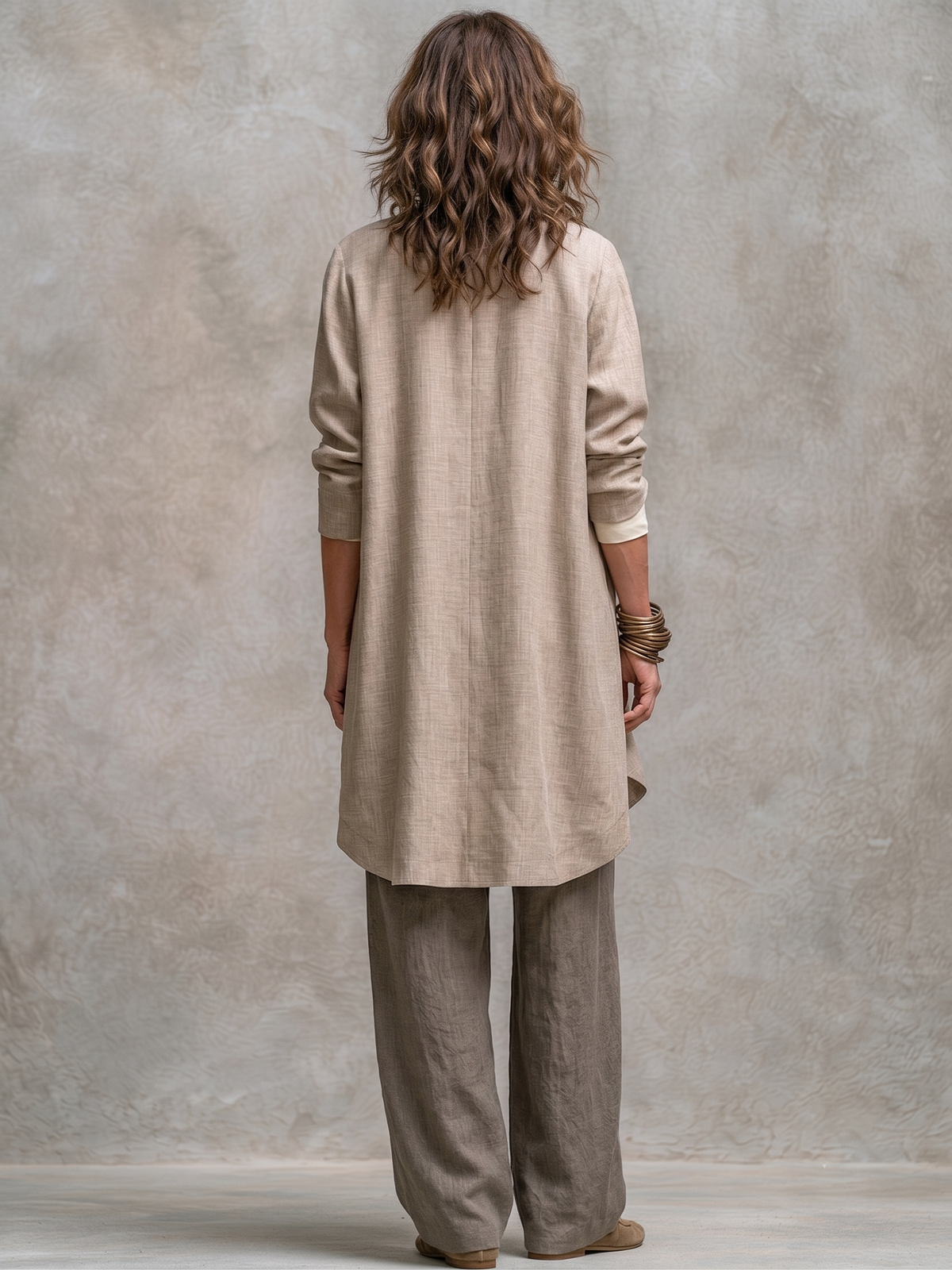 Simone Mehrlagiges Wide-Leg Set
