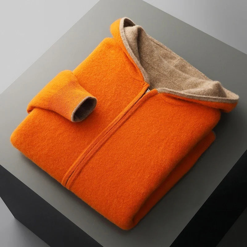 Koji Reversible Kaschmir-Zip-Jacke