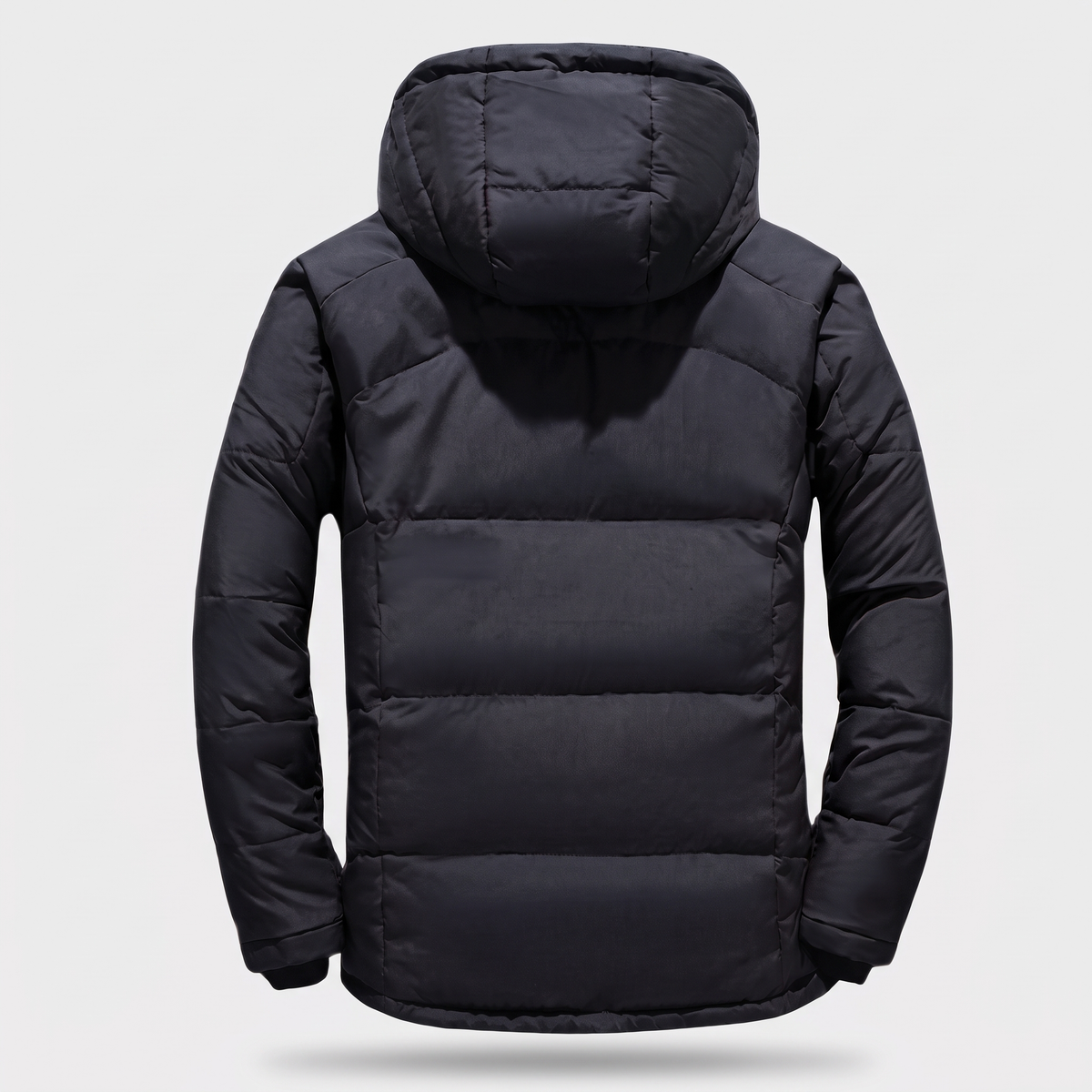 Herren-Pufferjacke - 7-Taschen-Daunenjacke mit Kapuze für den Winter