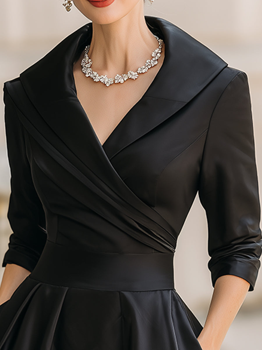 Elegantes Abendkleid mit V-Ausschnitt