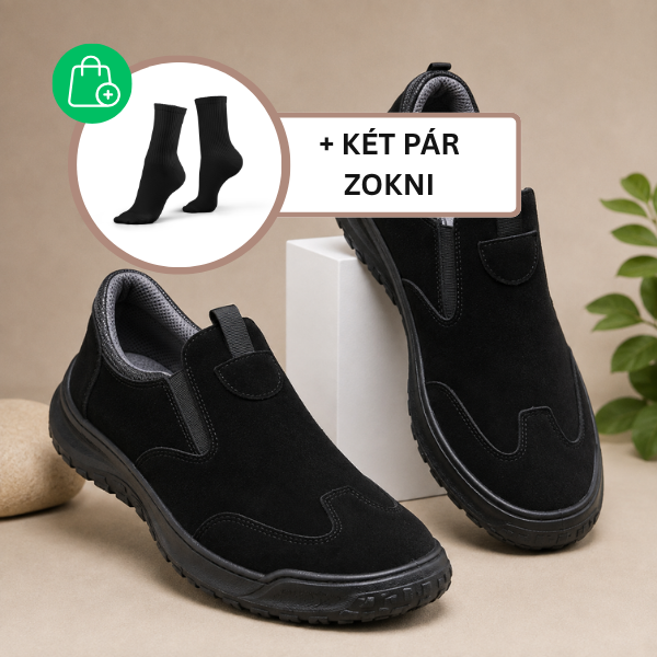 Herrenschuh, sehr leicht, mit rutschfester Sohle