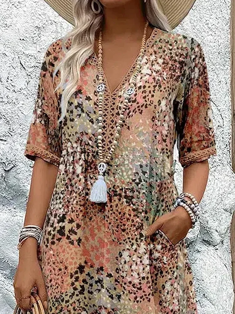 Susan Chic Midi-Kleid mit schmeichelnder Bauchkaschierung