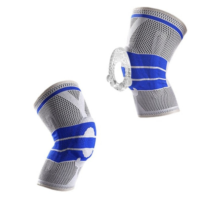 Silikon Kniebandage mit Kompressionsunterstützung