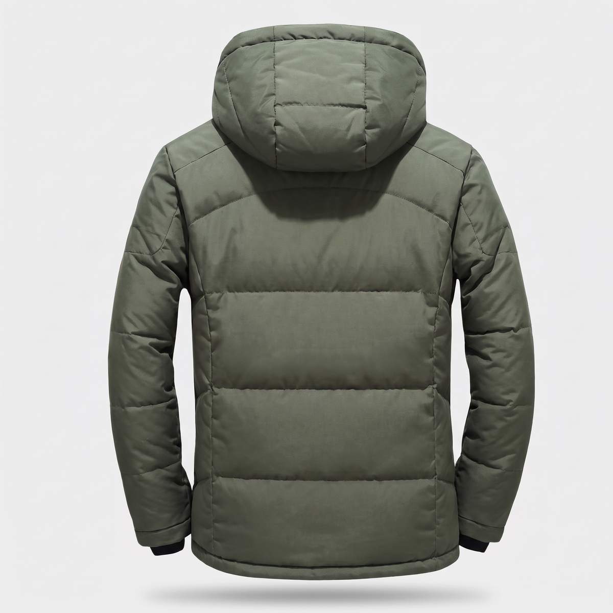 Herren-Pufferjacke - 7-Taschen-Daunenjacke mit Kapuze für den Winter
