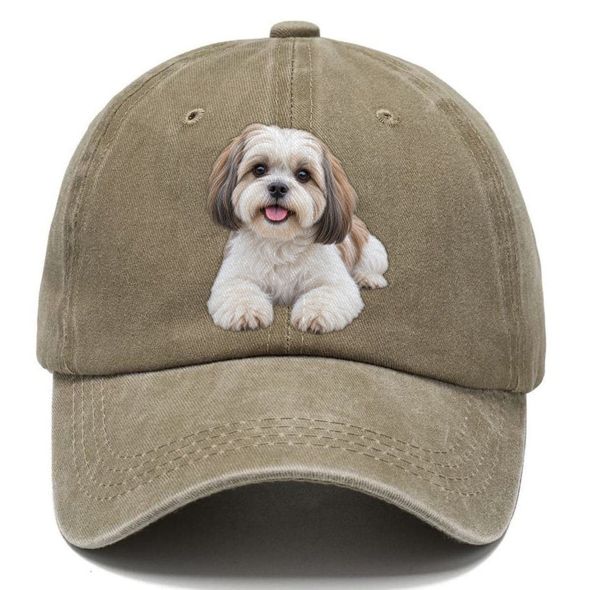 Shih Tzu Liegend Top Rassen Classic Kappe