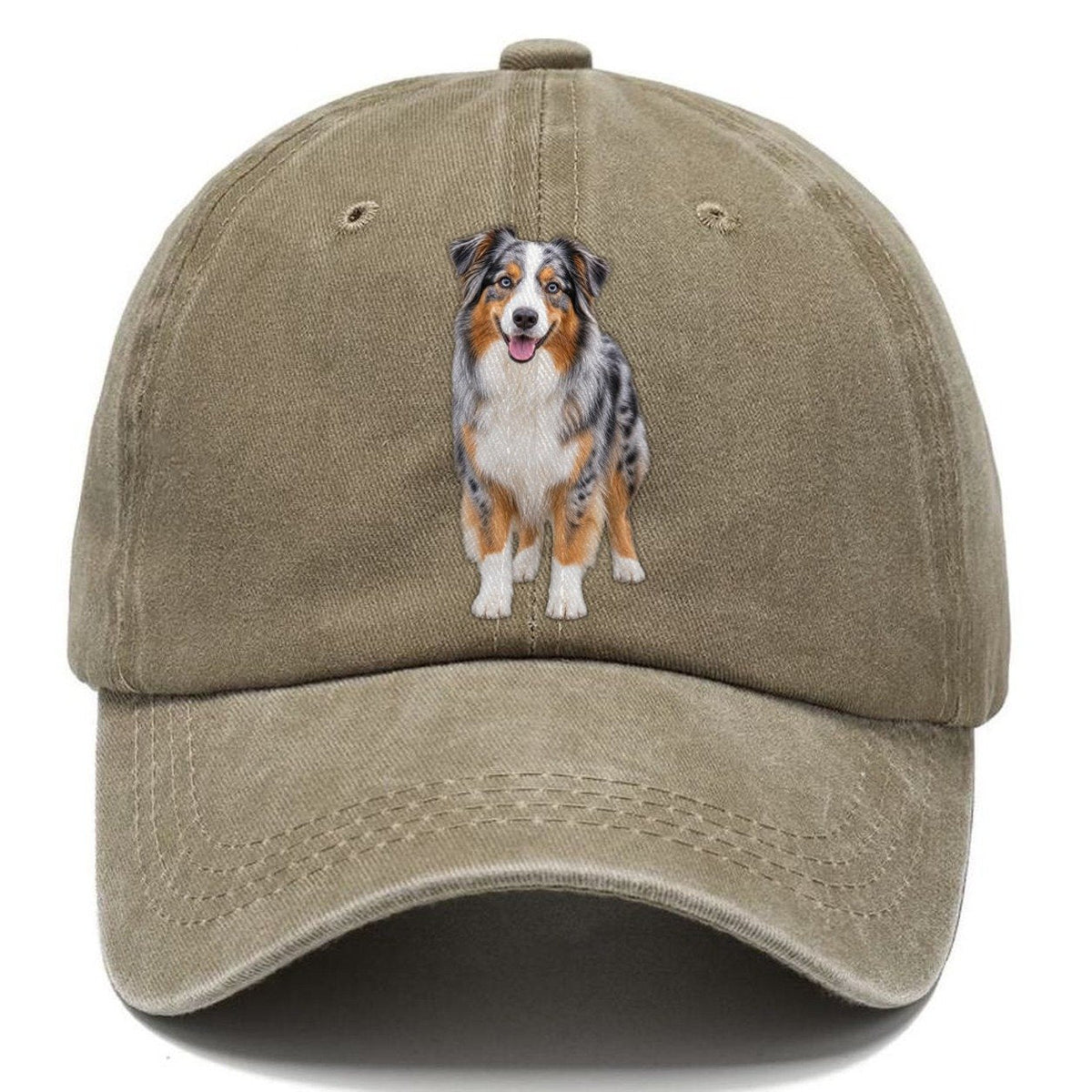 Australian Shepherd Standing Top Breeds Classic Cap