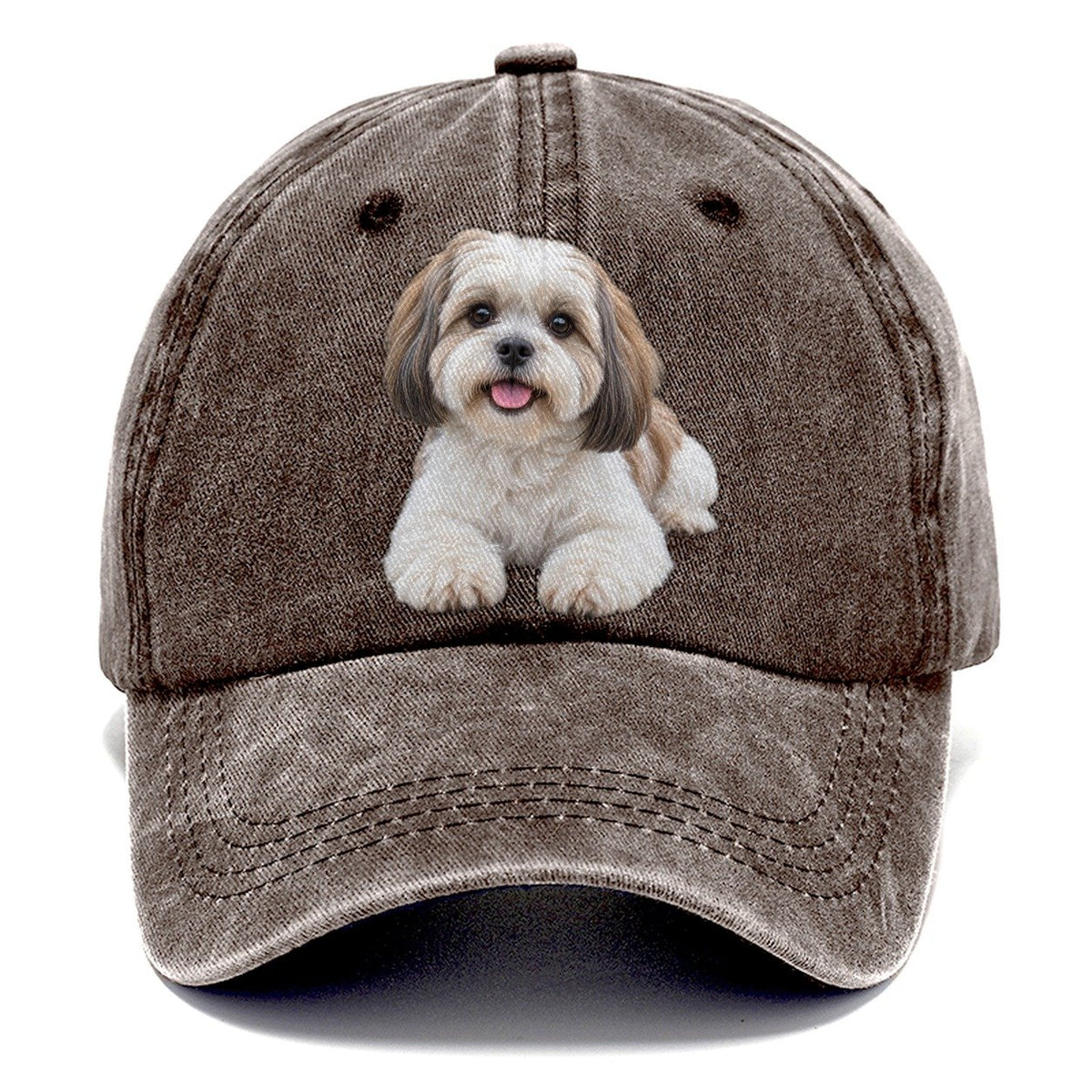 Shih Tzu Liegend Top Rassen Classic Kappe