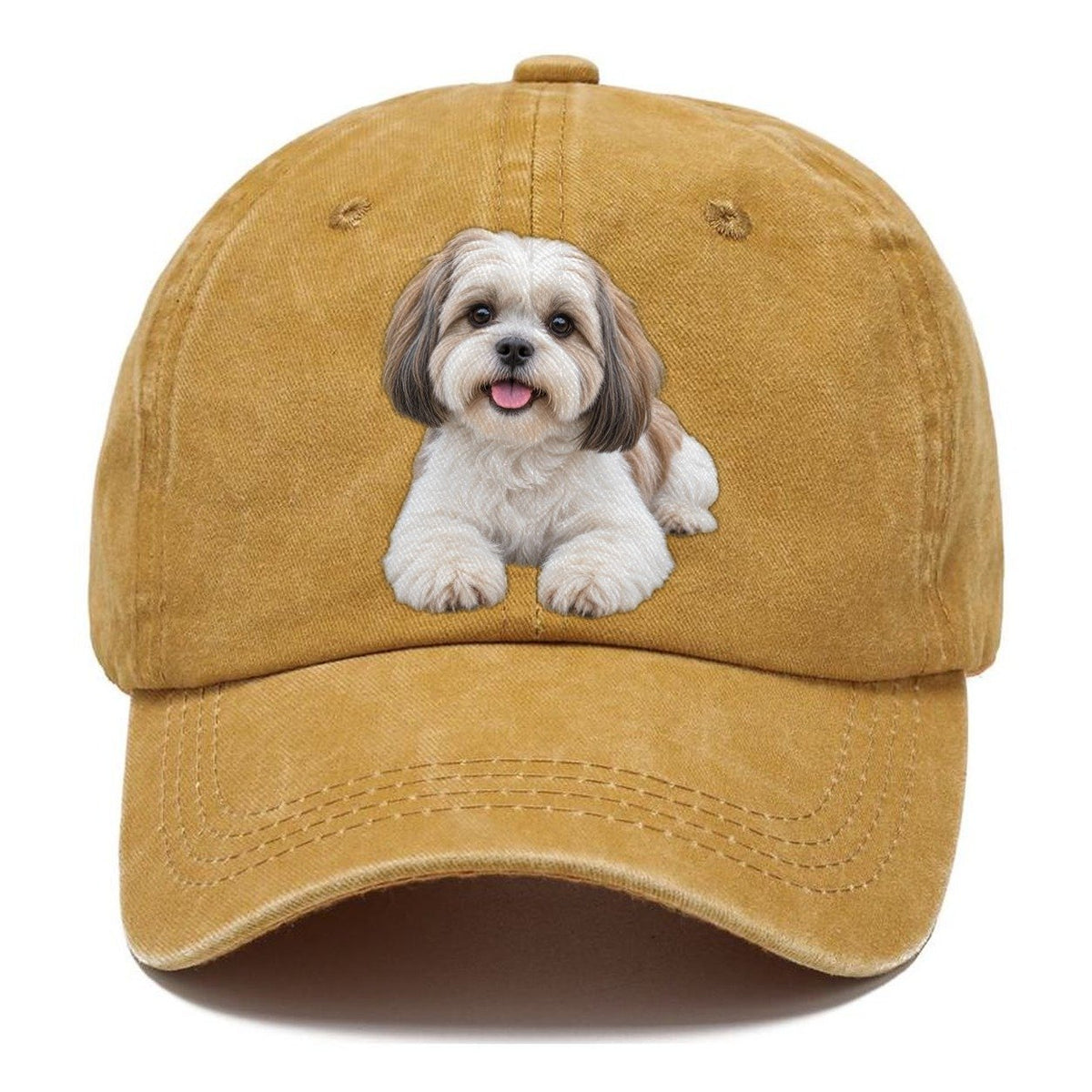 Shih Tzu Liegend Top Rassen Classic Kappe