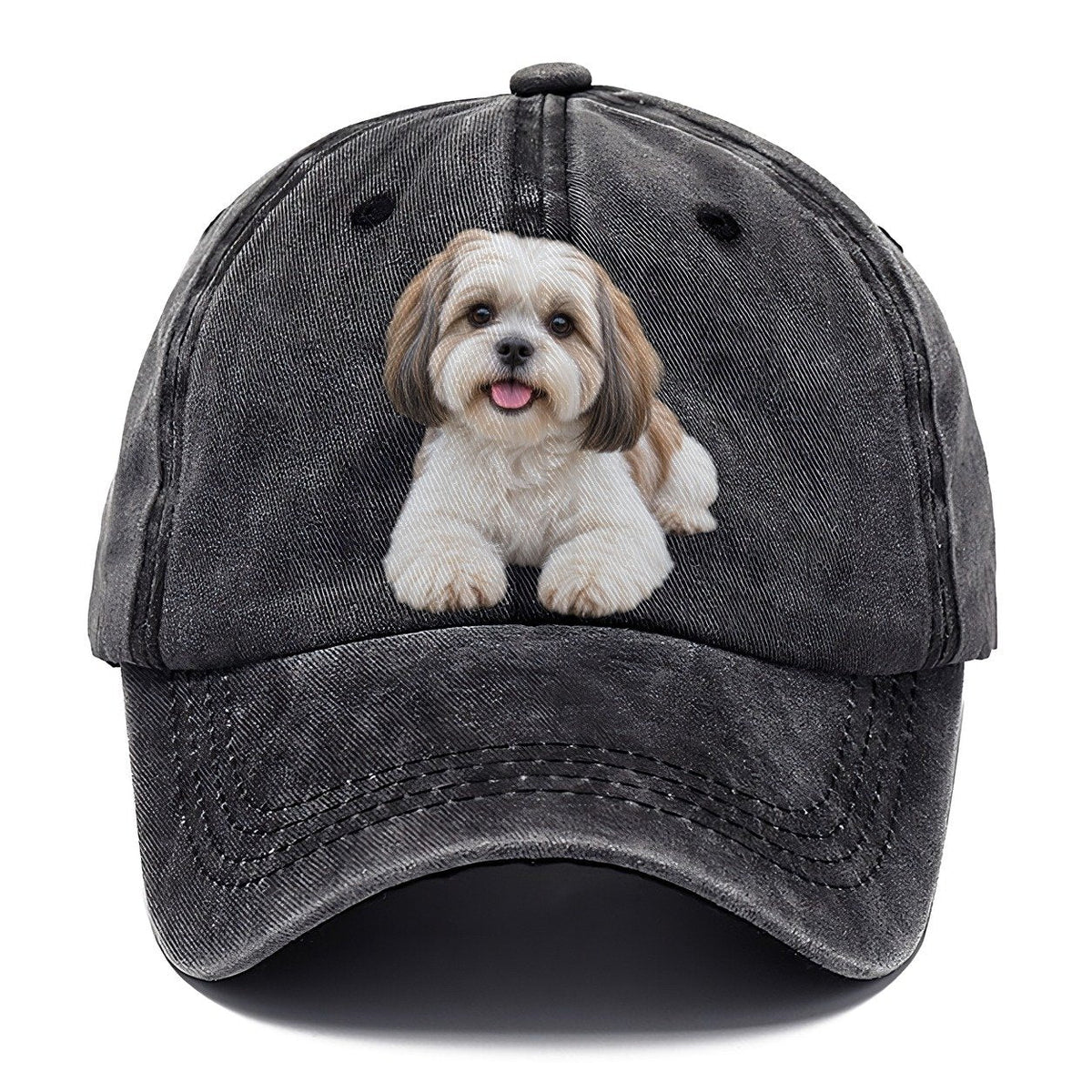 Shih Tzu Liegend Top Rassen Classic Kappe