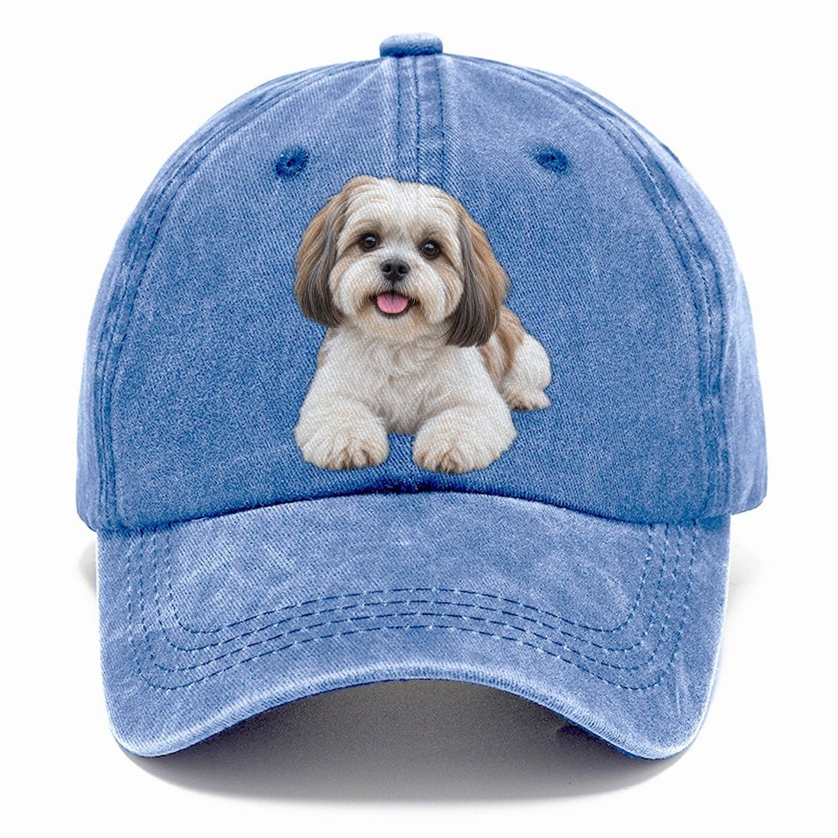 Shih Tzu Liegend Top Rassen Classic Kappe