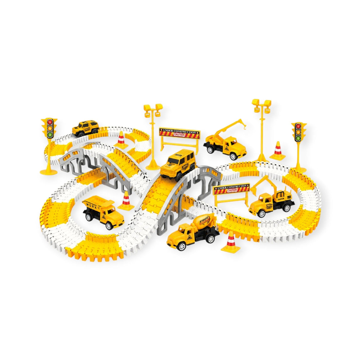 Flexibles Rennstrecken-Set für Kinder
