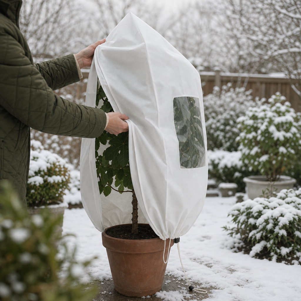 Mesh-Fenster Reißverschluss Pflanzenfrostschutz