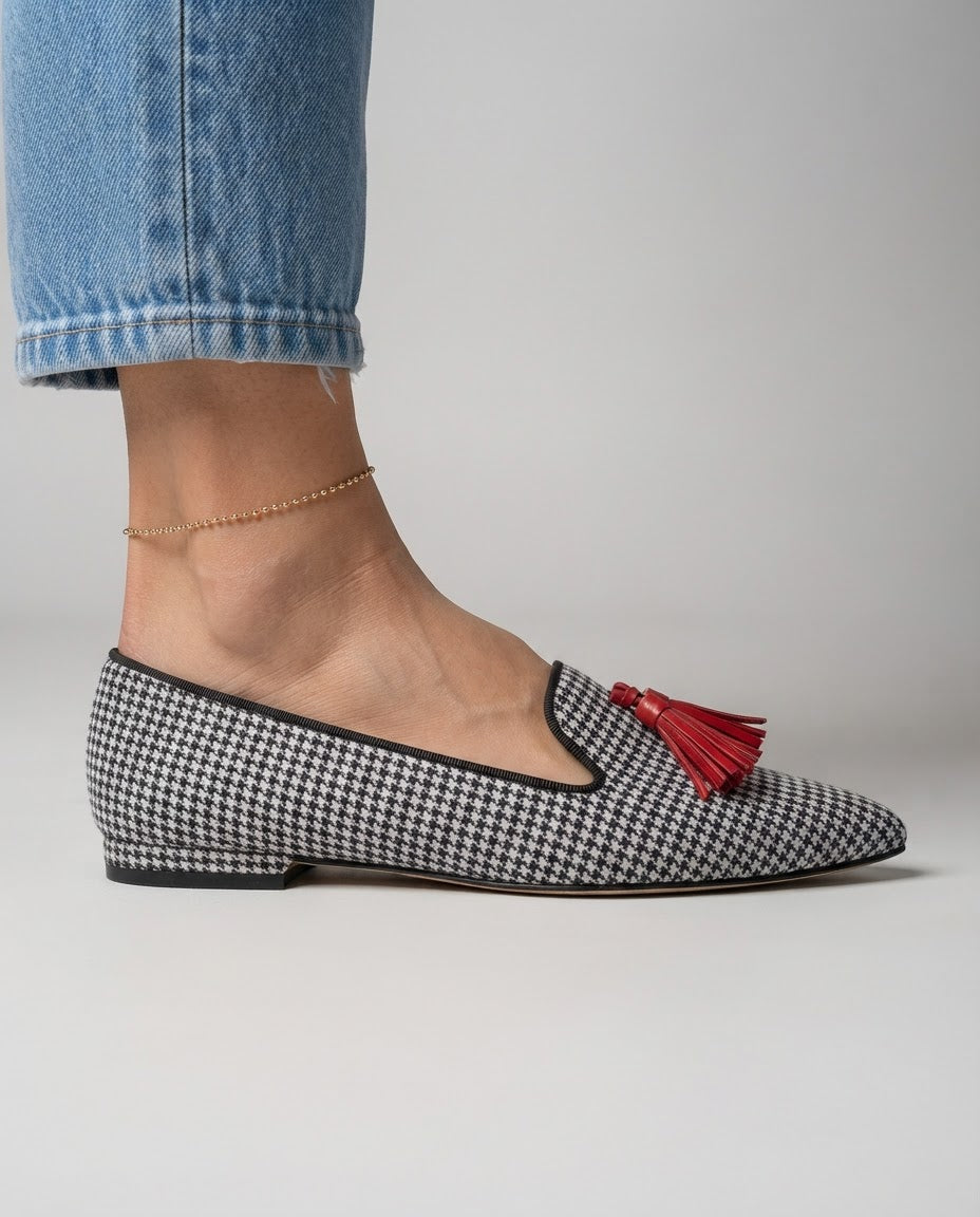 Livia Spitze Slip-On Ballerinas