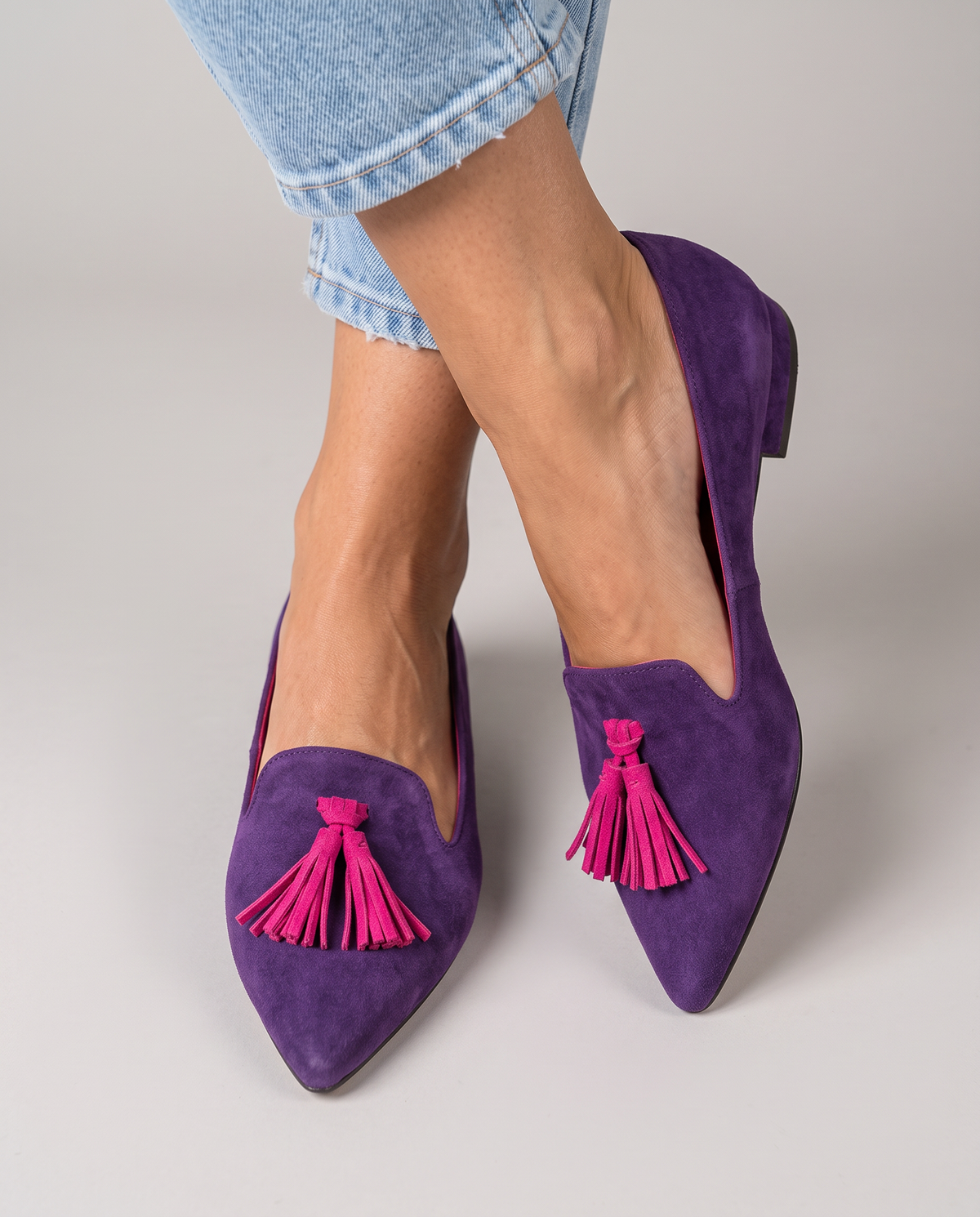 Livia Spitze Slip-On Ballerinas