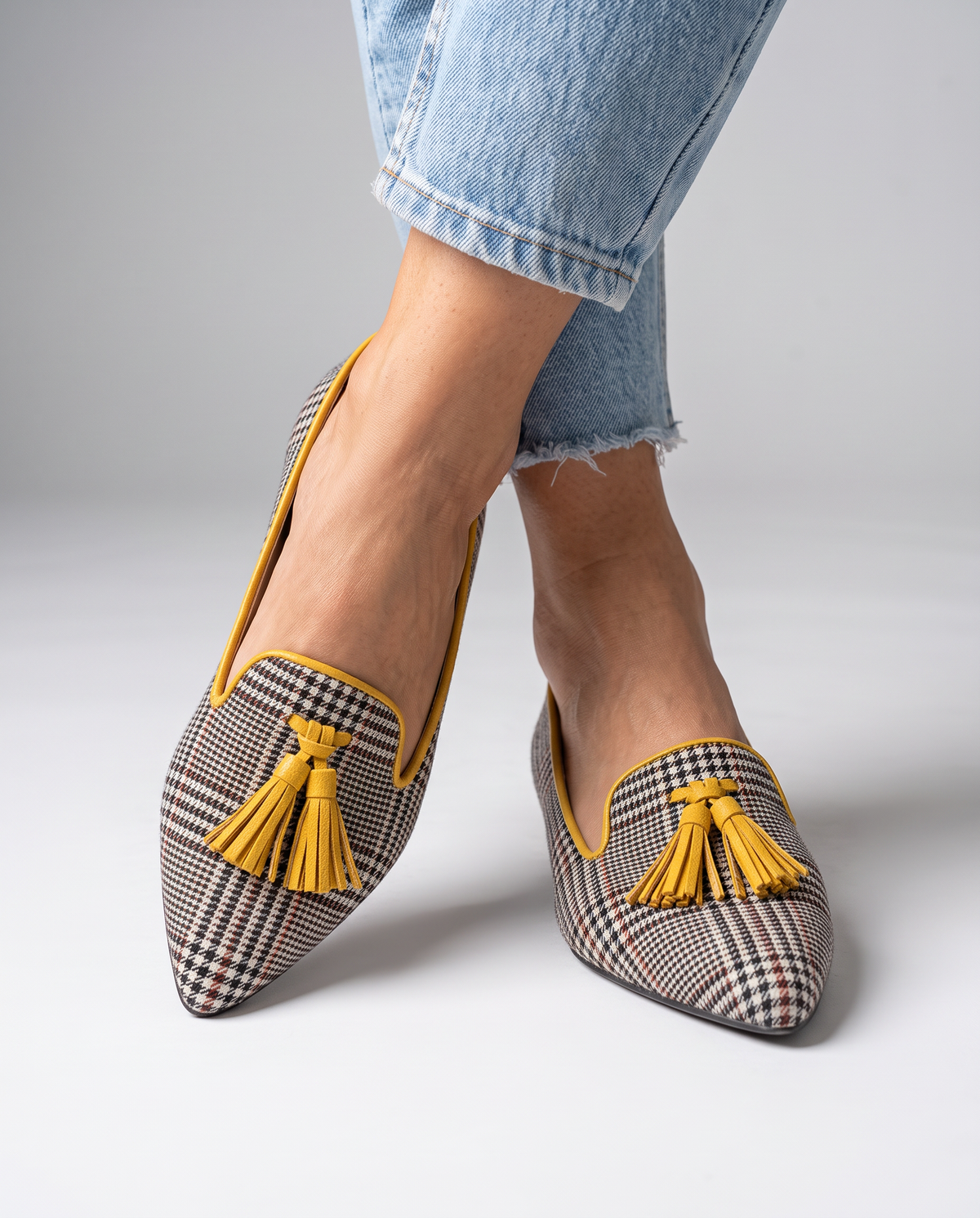 Livia Spitze Slip-On Ballerinas
