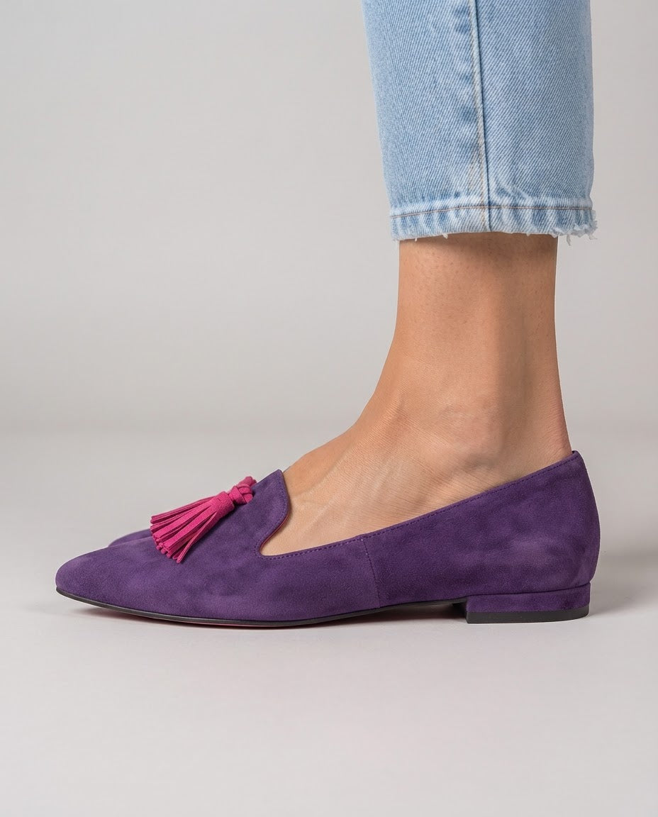 Livia Spitze Slip-On Ballerinas