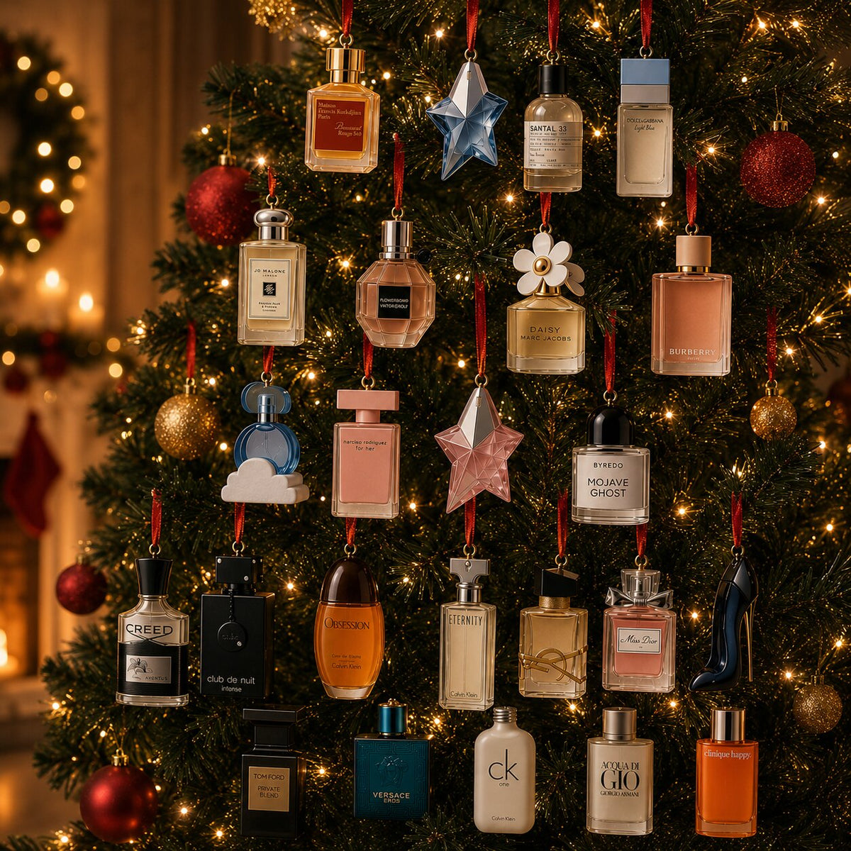 Adventskalender 24 Tage Parfümflakons Weihnachts-Countdown Überraschungen Geschenkset Duftset für Frauen Feiertage
