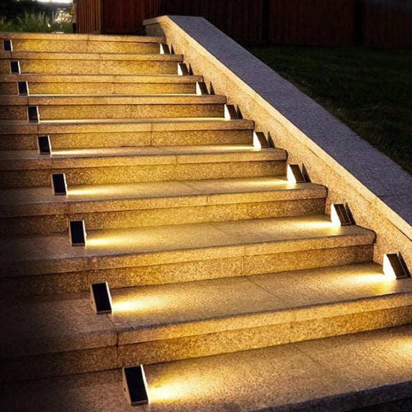 Solar betriebene Treppenlichter