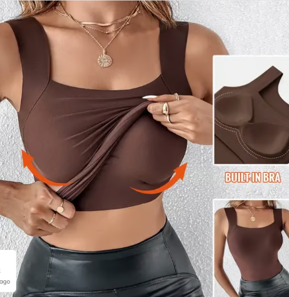 Thermal Tank Top für Damen mit integriertem BH