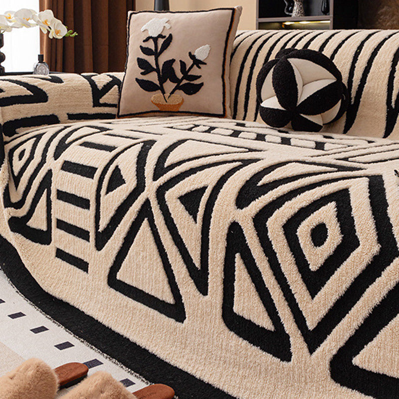 Sofabezug aus weichem Plüsch & rutschfest – 9 Farben, 5 Größen (180x130cm bis 180x420cm) – Eleganter Schutz für Sofa 1-4+ Personen