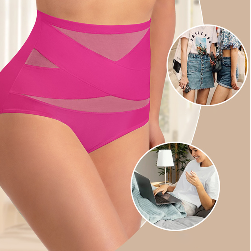 Unterwäsche mit hoher Taille für Damen mit Bauchkontrolle