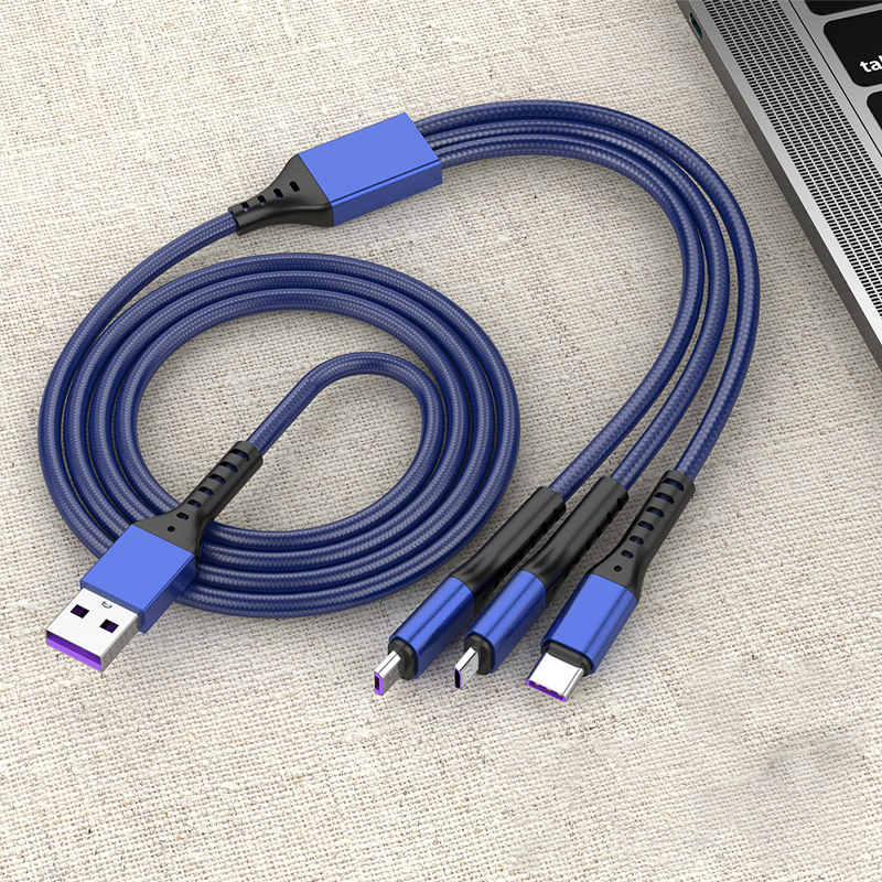 66W 3-in-1 Schnellladekabel