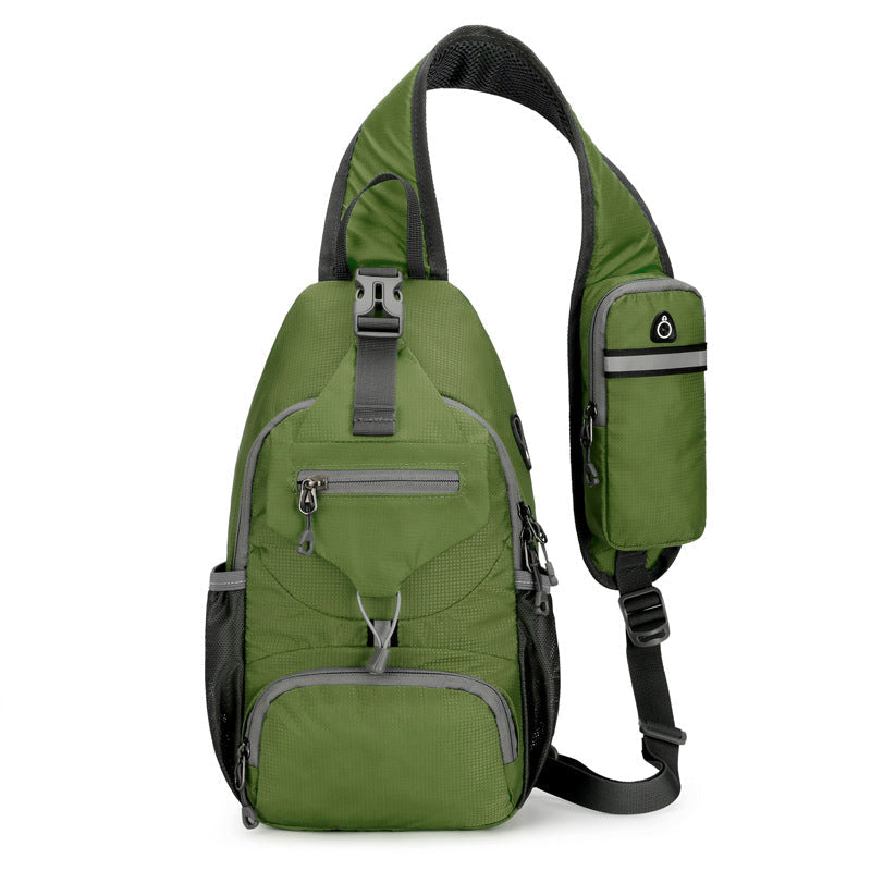 Herren Multi-Pocket Oxford Sling Crossbody Tasche