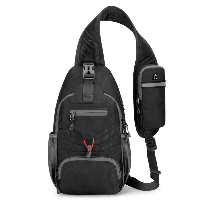 Herren Multi-Pocket Oxford Sling Crossbody Tasche