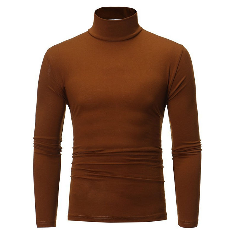 Herren-Shirt mit Stehkragen aus Premium-Milchseide – hohe Elastizität, 3D-geformte Passform, weich, pflegeleicht
