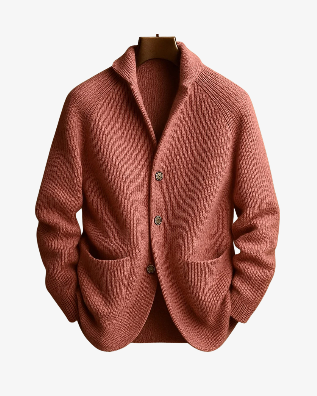 Elliot Taillierte Strickjacke mit Knopfleiste