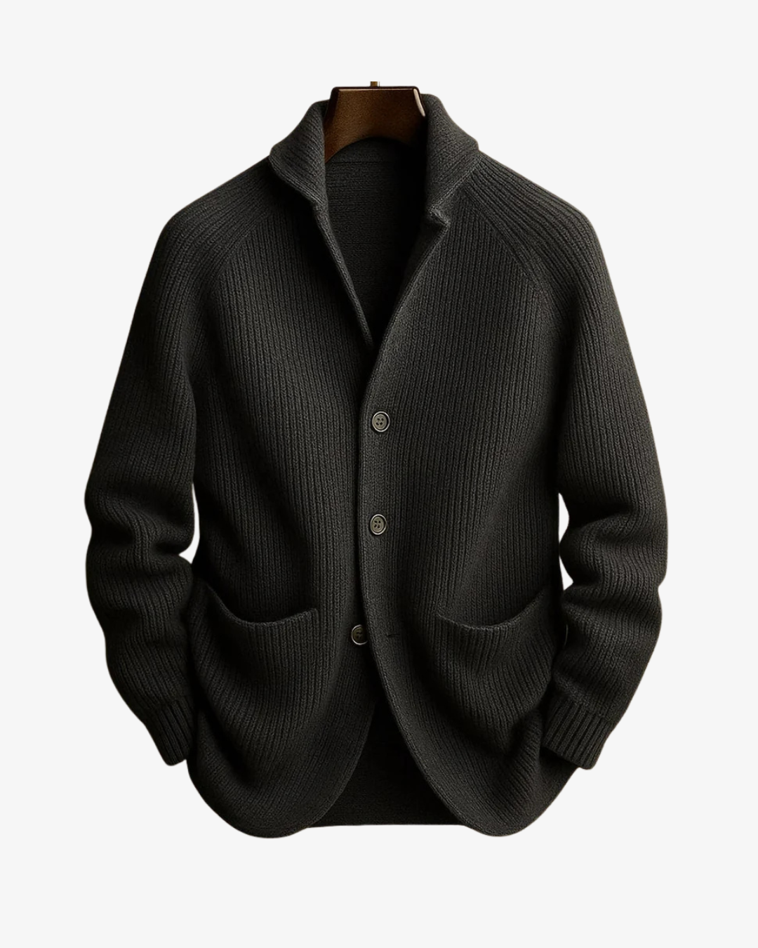 Elliot Taillierte Strickjacke mit Knopfleiste