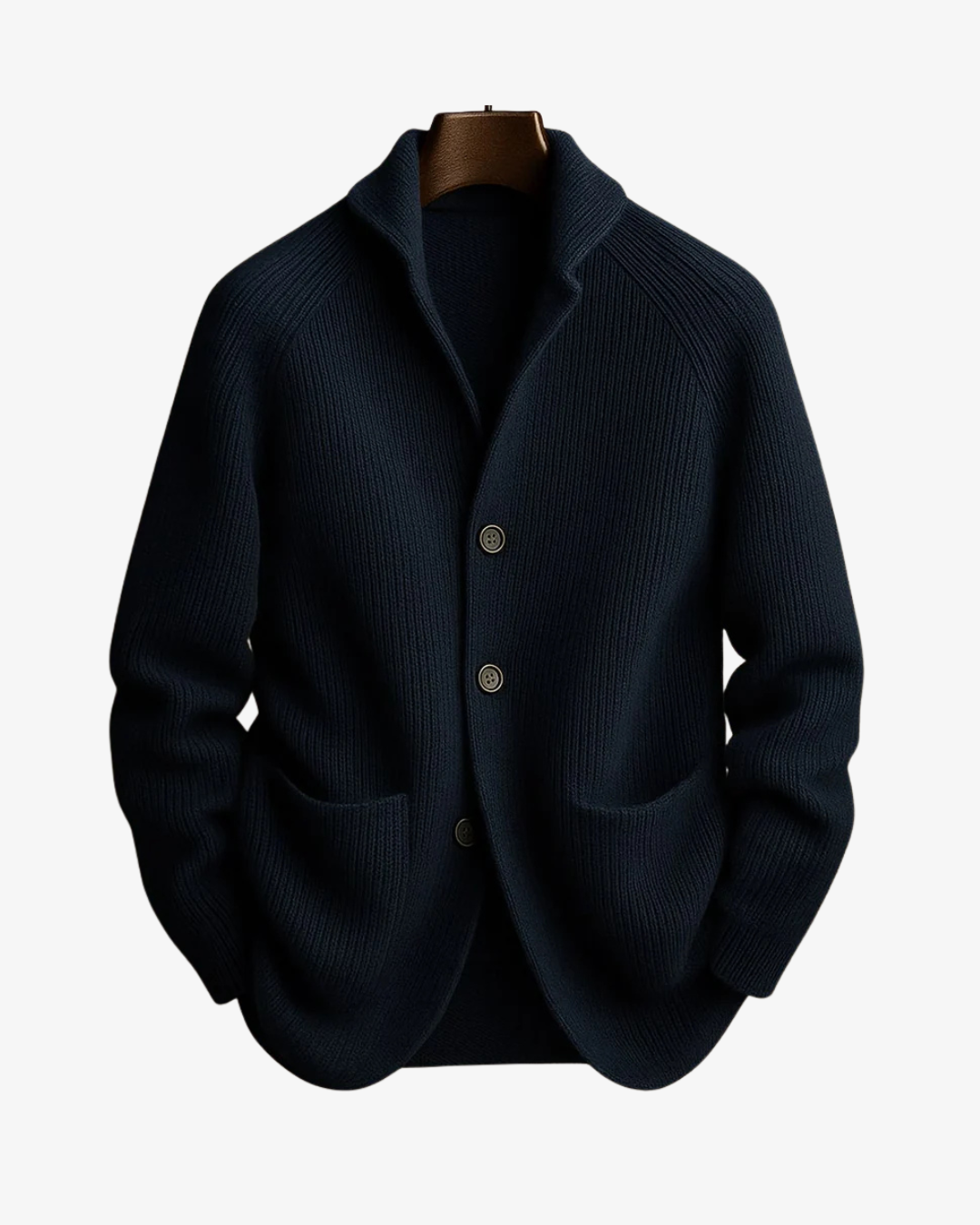 Elliot Taillierte Strickjacke mit Knopfleiste