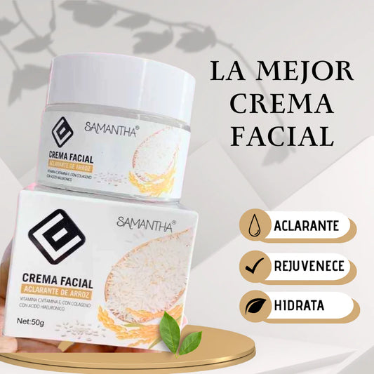 CREMA FACIAL de arroz - SAMANTHA