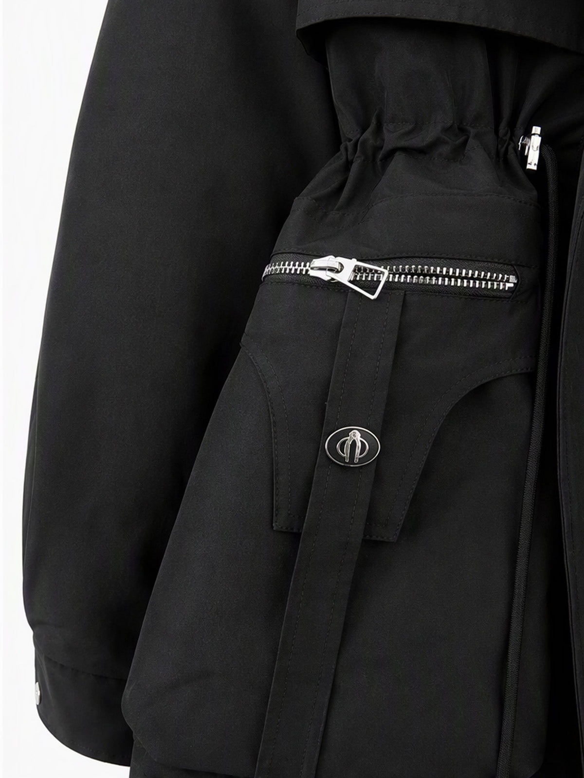 Damen Winter Kunstpelz Gefütterte Parka