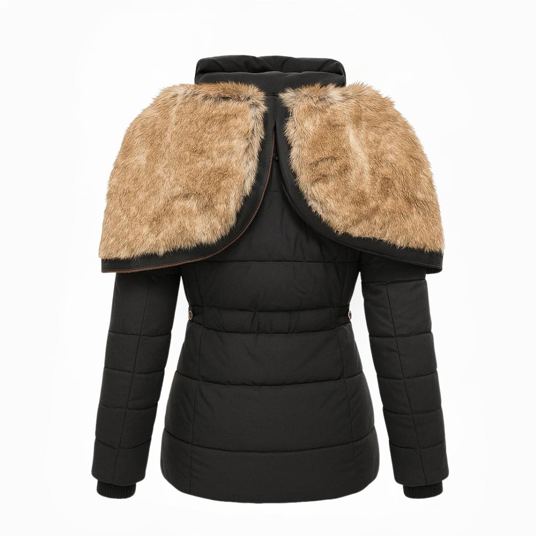 Warme isolierte Damen-Winterjacke