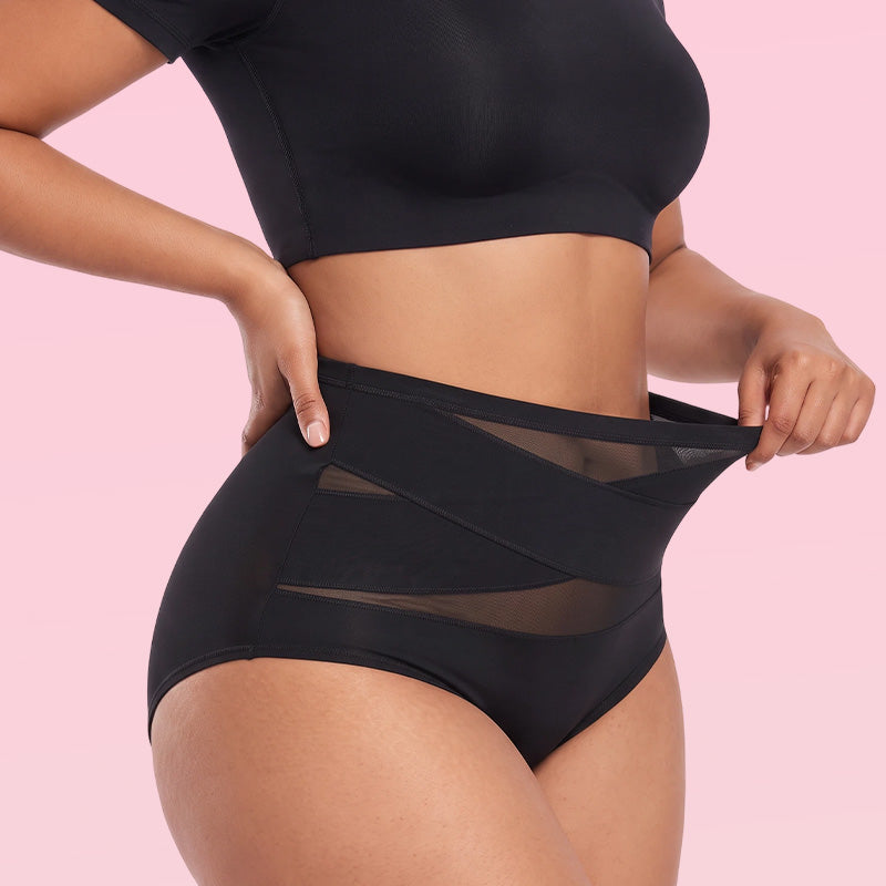 Unterwäsche mit hoher Taille für Damen mit Bauchkontrolle