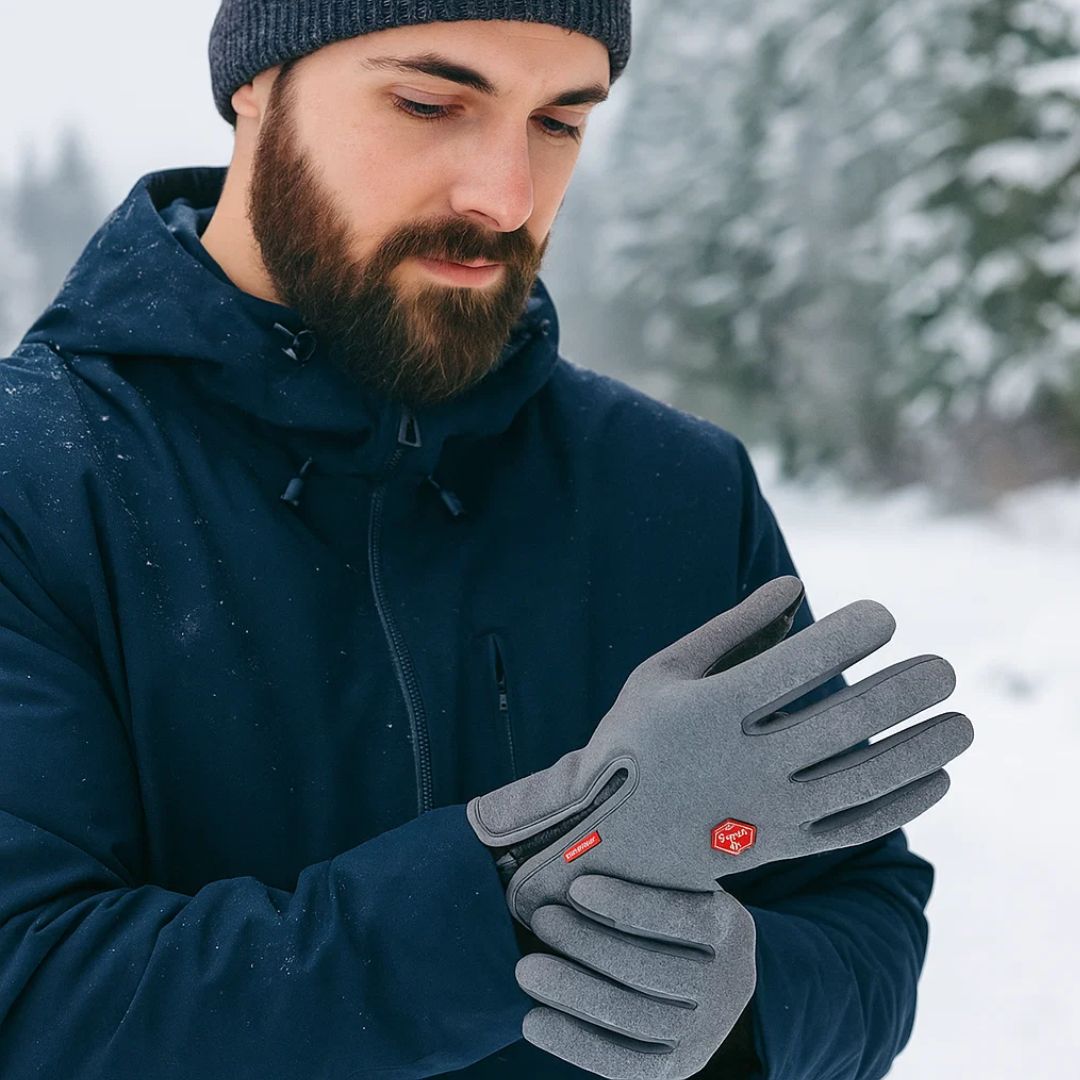 Thermohandschuhe für Männer & Frauen – Wasserdicht, Touchscreen Winter-Handschuhe für Outdoor-Sport